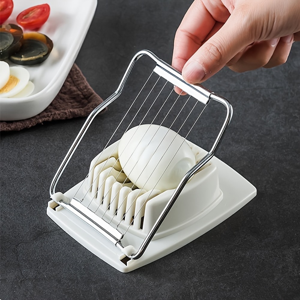 MultiFunctional Stainless Steel Egg Slicer Quick And Easy Soft Food Cutting Tool For Kitchen Use 3