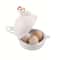 Lovely Chicken Shaped Egg Boiler Steamer Microwave Egg Cooker & Kitchen Accessory
