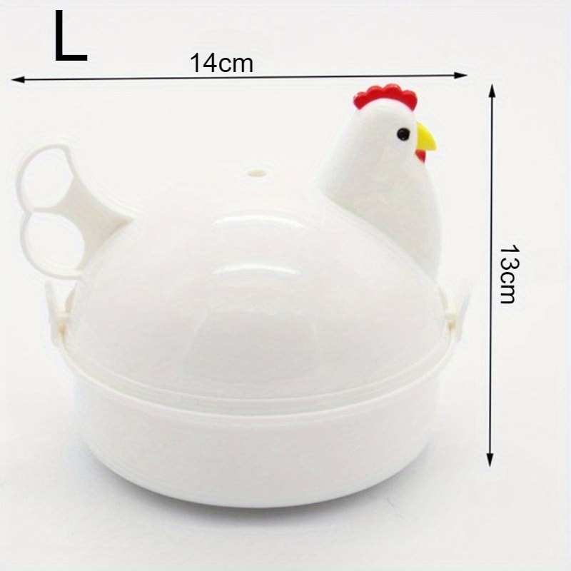 Lovely Chicken Shaped Egg Boiler Steamer Microwave Egg Cooker & Kitchen Accessory