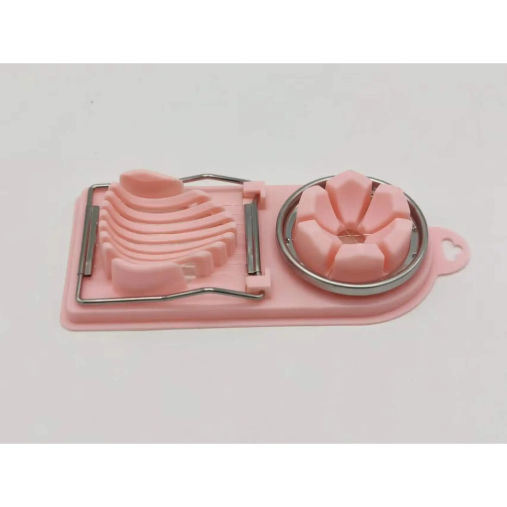 Multifunctional Stainless Steel Egg Cutter & Luncheon Meat Slicer Flower-Shape Kitchen Gadget for Perfectly Sliced Egg
