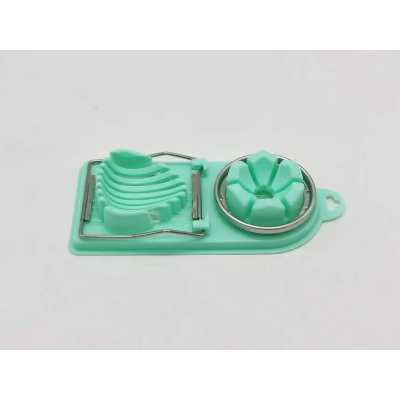 Multifunctional Stainless Steel Egg Cutter & Luncheon Meat Slicer Flower-Shape Kitchen Gadget for Perfectly Sliced Egg