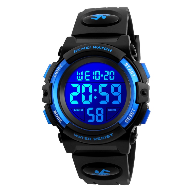 Childrens Waterproof LED Sports Watch Digital Chronograph For Boys Girls 5
