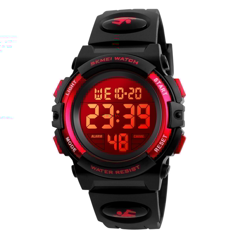 Childrens Waterproof LED Sports Watch Digital Chronograph For Boys Girls 6