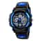 Dual Time Display Sports Kids Watch Waterproof Chrono Alarm Wristwatch for Boys and Girls