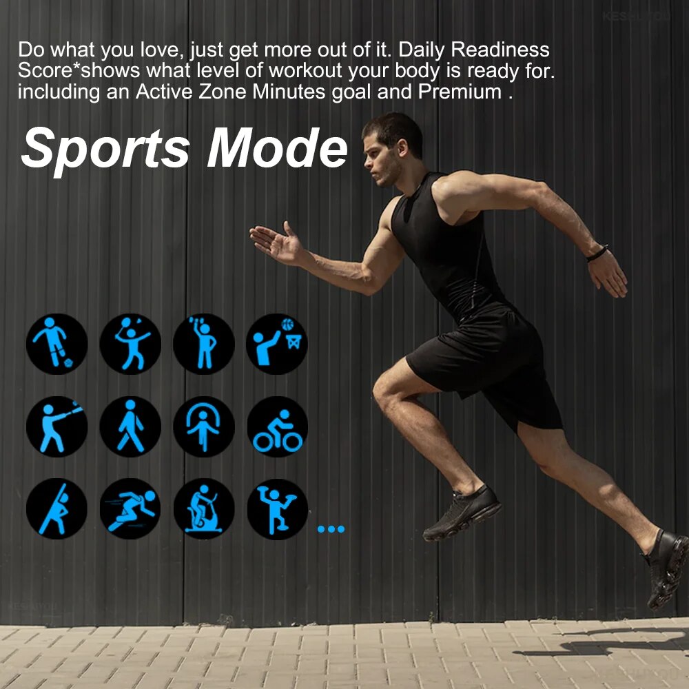 New Smart Watch HD Display Sport Modes Call Message Preview Weather Forecast For Men Women 5