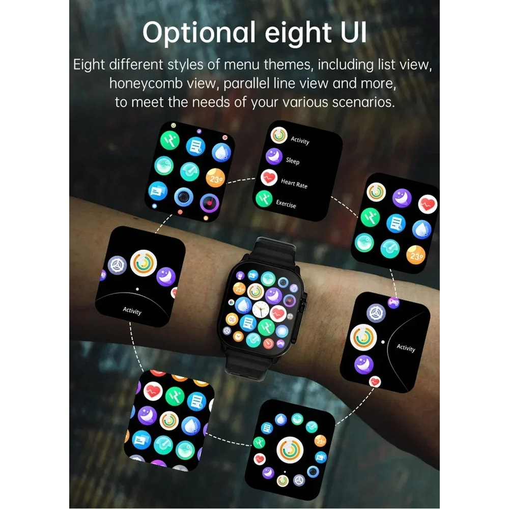 Newest Smartwatch With Bluetooth Voice Call Heart Rate Monitor Sports Bracelet 1