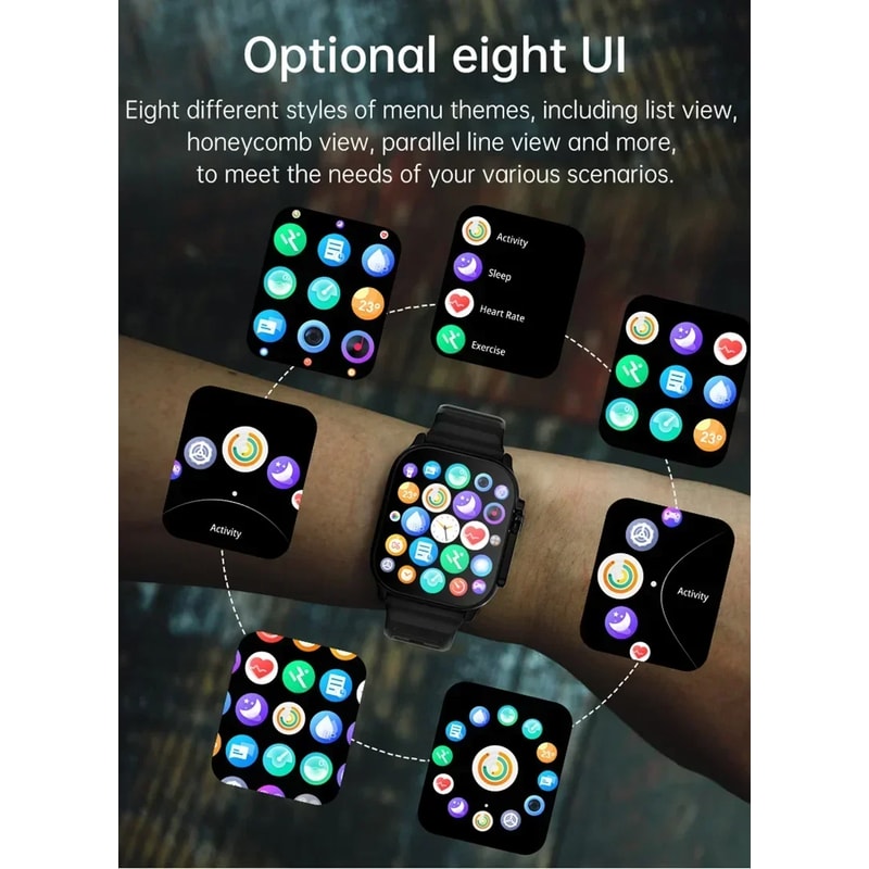 Newest Smartwatch With Bluetooth Voice Call Heart Rate Monitor Sports Bracelet 1