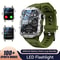 Rugged Military Smart Watch For Men Outdoor Bluetooth Call HD Touch Screen Smartwatch 6