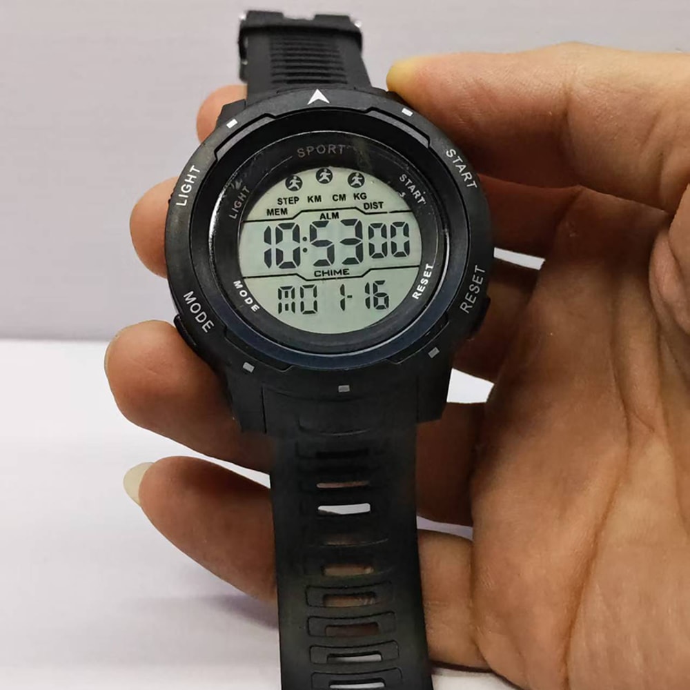 Sports Digital Watch for Men & Kids Luminous Multifunction Chronograph Sweatproof Wristwatch