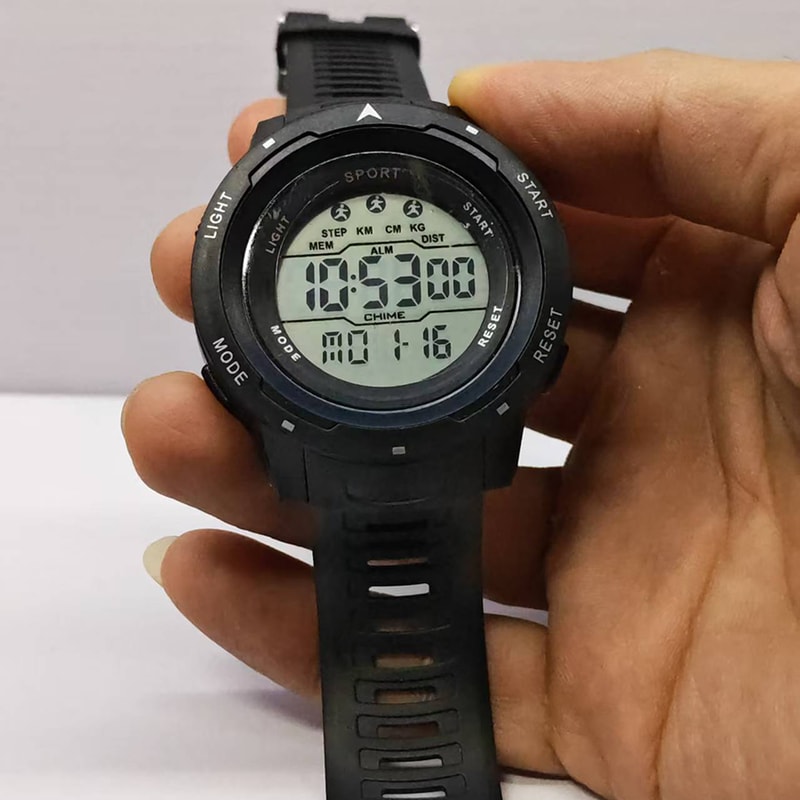 Sports Digital Watch for Men & Kids Luminous Multifunction Chronograph Sweatproof Wristwatch