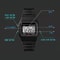 LED Digital Sports Watch For Men And Women Multifunctional Outdoor Leisure Watch With Date Time And 5