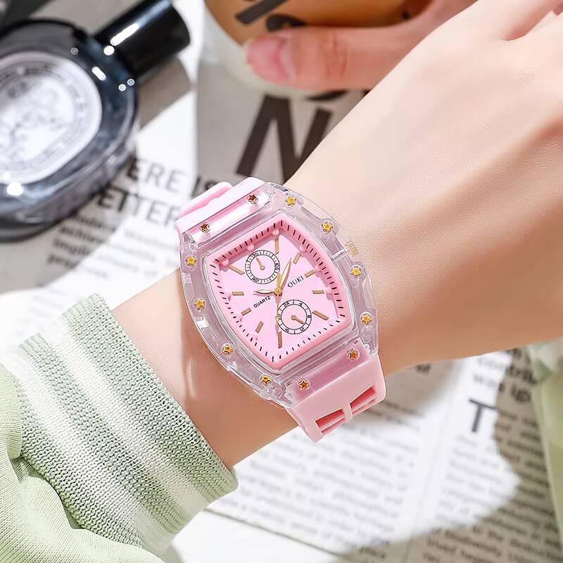 Fashion Womens Quartz Watch With Casual Silicone Strap Perfect Gift For Girls 1