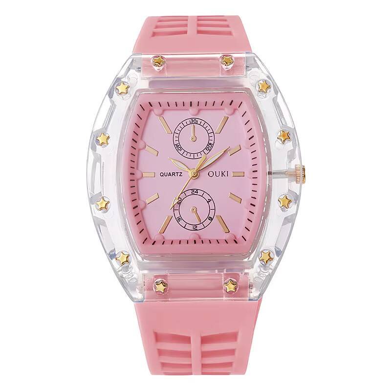 Fashion Womens Quartz Watch With Casual Silicone Strap Perfect Gift For Girls 5