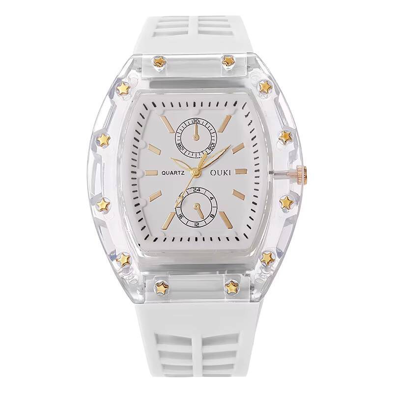 Fashion Womens Quartz Watch With Casual Silicone Strap Perfect Gift For Girls 6