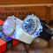 LED Luminous Silicone Watch For Kids Adults Fashion Rhinestone Clock With Flashing Lights 5