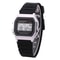 Fashionable Rose Gold LED Digital Watch For Women And Men Sporty Rubber Strap Wristwatch 0