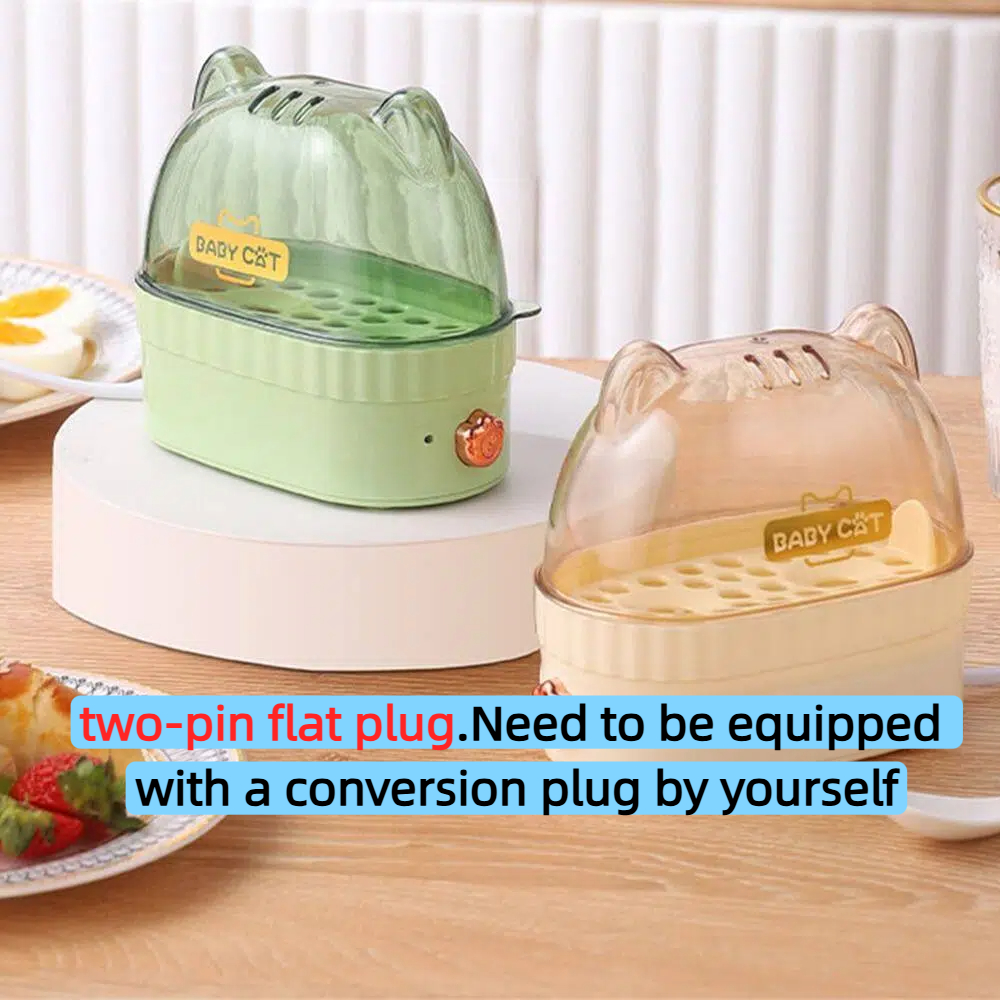 Electric Egg Boiler Machine Safe & Multifunctional Hard Boiled Egg Steamer with Timer for Quick Breakfast