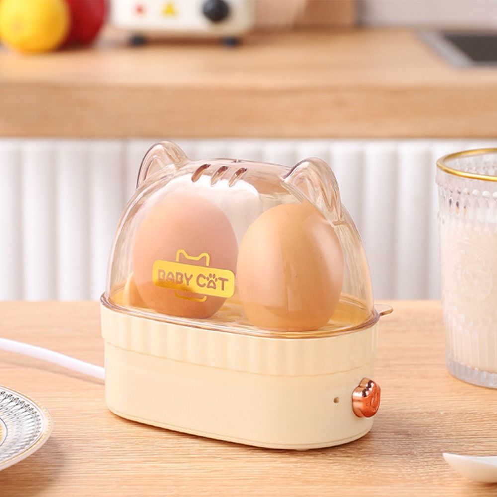 Electric Egg Boiler Machine Safe & Multifunctional Hard Boiled Egg Steamer with Timer for Quick Breakfast