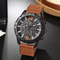 Stylish Mens Leather Strap Watch Fashion Wristwatch With Timeless Design 5