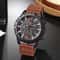 Stylish Mens Leather Strap Watch Fashion Wristwatch With Timeless Design 8