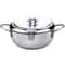 Deep Frying Pot with Thermometer & Lid Premium Stainless Steel Tempura Fryer Pan for Kitchen Cooking