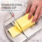 Multipurpose Cheese Slicer Cutter With Grid Scale Stainless Steel Cheese Board For Block Cheese Bu 4