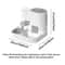 Automatic Gravity Fed Cat Water Dispenser Feeder SpillProof Large Capacity 5