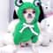 Cozy Frog Hoodie For Small Medium Dogs Fun Stylish Pet Sweater 0