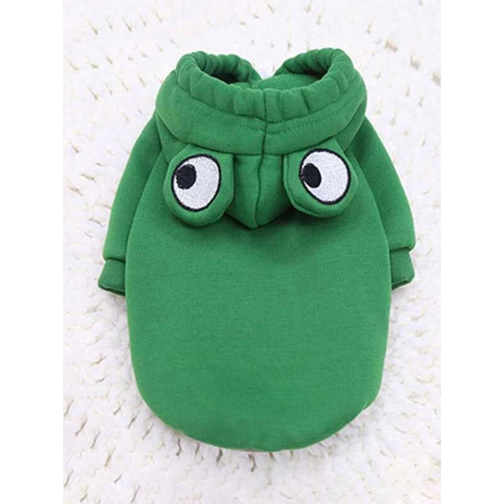 Cozy Frog Hoodie For Small Medium Dogs Fun Stylish Pet Sweater 1