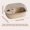 Luxury Transparent Hamster Villa Stylish Mini Mouse Cage For Small Pets 4