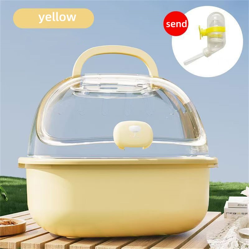 Portable Transparent Hamster Cage For Outdoor Use Spacious Handheld Ideal For Golden Retrievers S 5