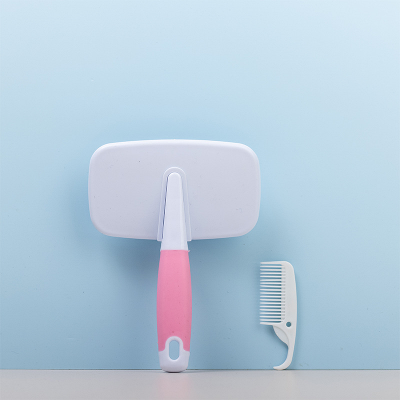 Cute And Colorful Pet Combs For Dogs And Cats Grooming Massage Brushes With Bead Needle Open Knot C 2