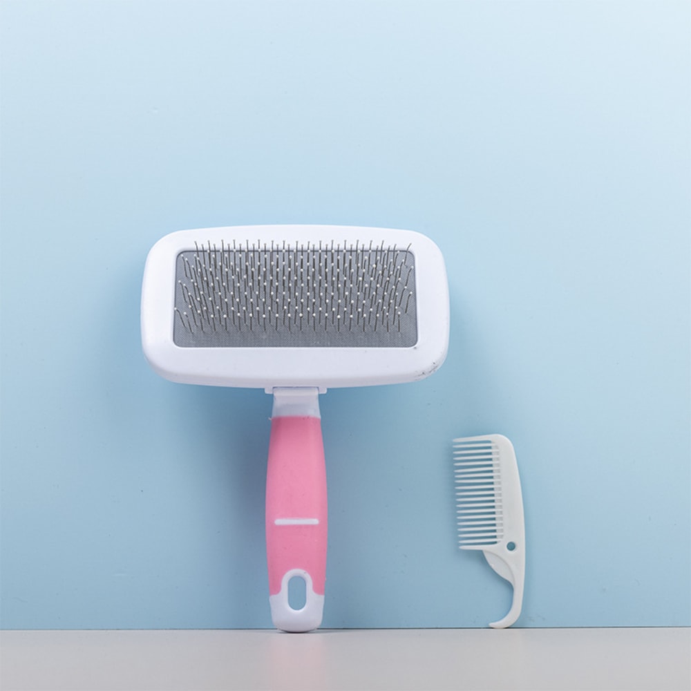 Cute And Colorful Pet Combs For Dogs And Cats Grooming Massage Brushes With Bead Needle Open Knot C 6