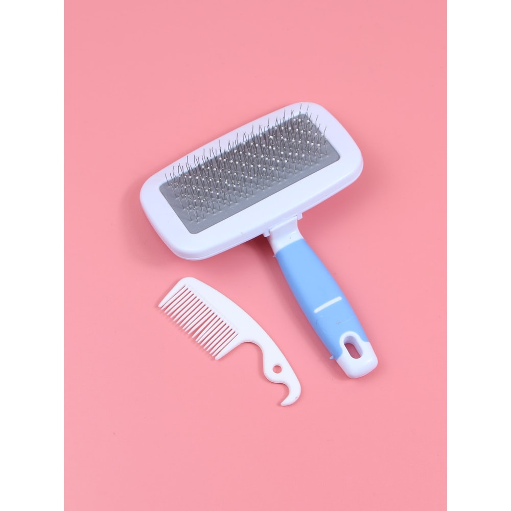 Cute And Colorful Pet Combs For Dogs And Cats Grooming Massage Brushes With Bead Needle Open Knot C 7