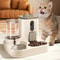 Automatic Pet Feeder With Water Dispenser Large Capacity Dog Cat Food Bowl 0