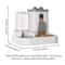 Automatic Pet Feeder With Water Dispenser Large Capacity Dog Cat Food Bowl 3