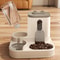 Automatic Pet Feeder With Water Dispenser Large Capacity Dog Cat Food Bowl 1