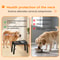 Elevated NonSlip Dog Bowls With Foldable Stand Stainless Steel Bowls 2