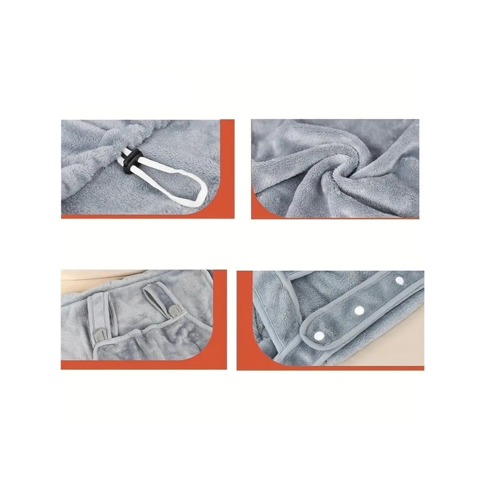 Cozy Pet Carrier Apron for Small Cats and Dogs Ideal for Winter Travel, Outdoor Adventures, and Cat Sleeping