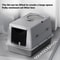 Fully Enclosed FlipTop Cat Litter Box HighSided SplashProof LitterTracking Preventive Design 1