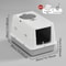 Fully Enclosed FlipTop Cat Litter Box HighSided SplashProof LitterTracking Preventive Design 6