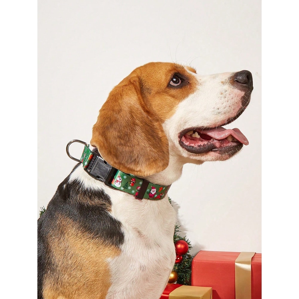 Christmas Pet Leash With Harness And Walking Rope For Dogs Adjustable Chest Strap And Comfortable P 1