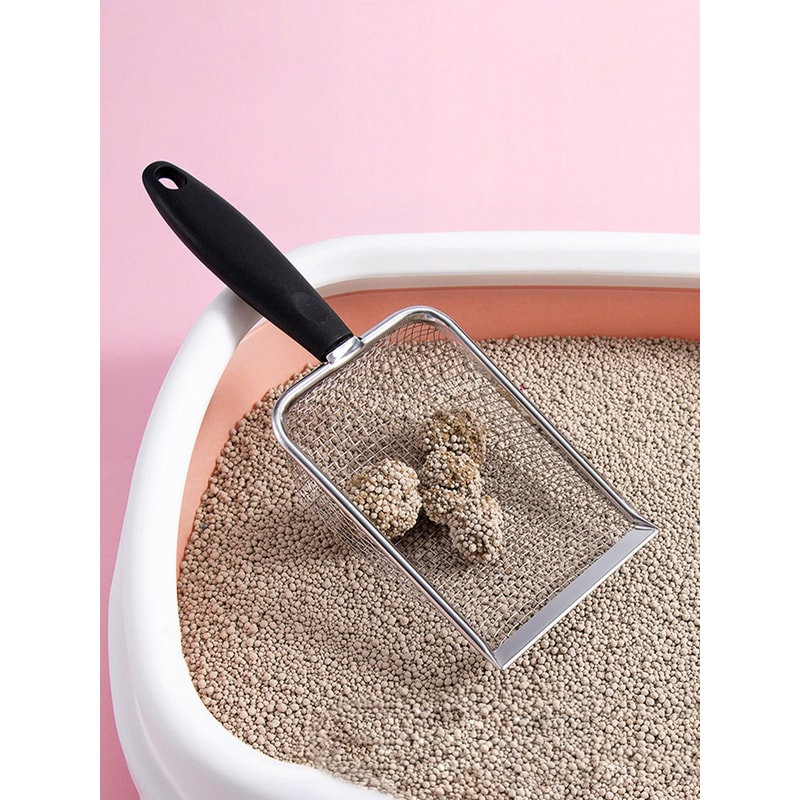HeavyDuty Stainless Steel Cat Litter Sifter Easy Clean Perfect For Cats Birds 0