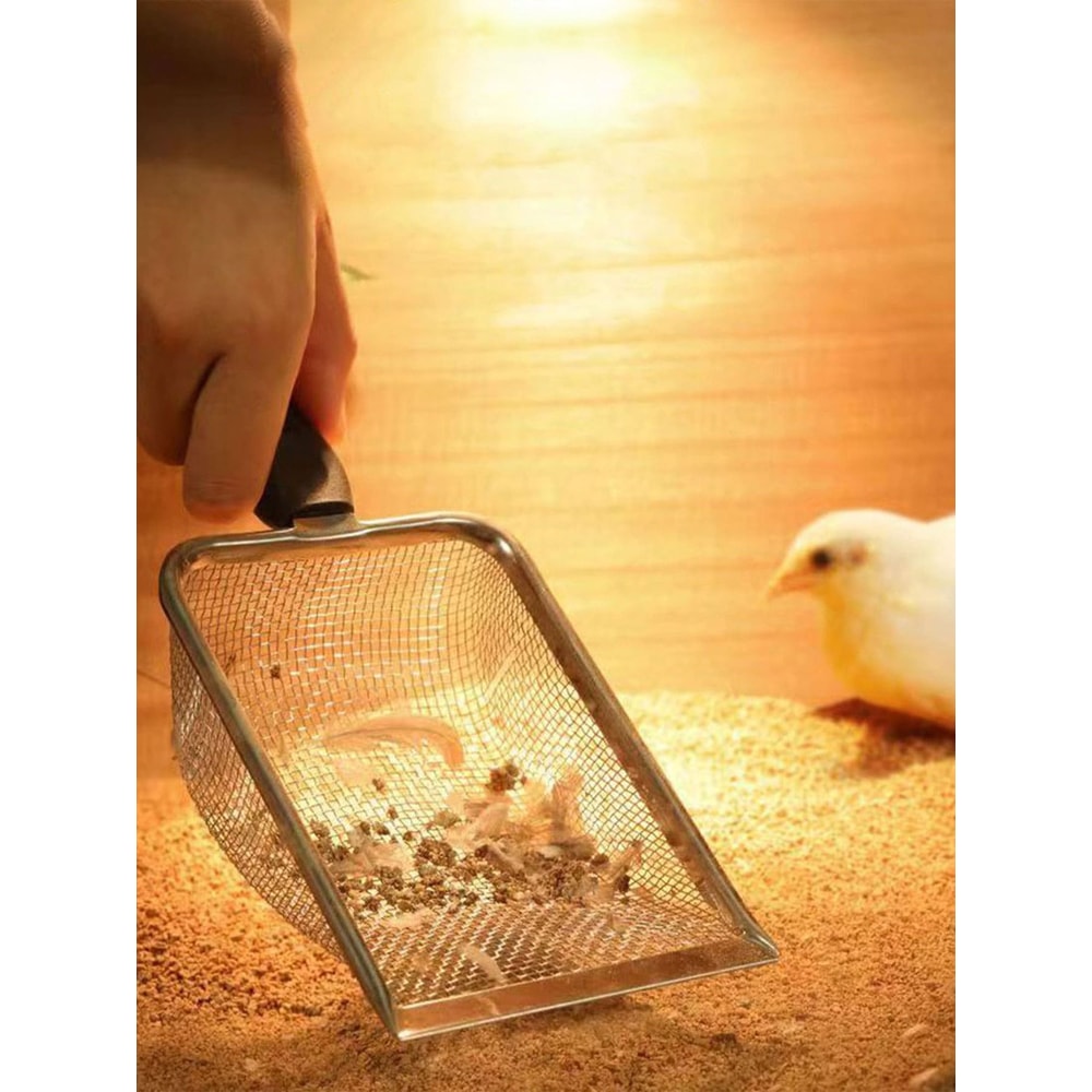 HeavyDuty Stainless Steel Cat Litter Sifter Easy Clean Perfect For Cats Birds 1