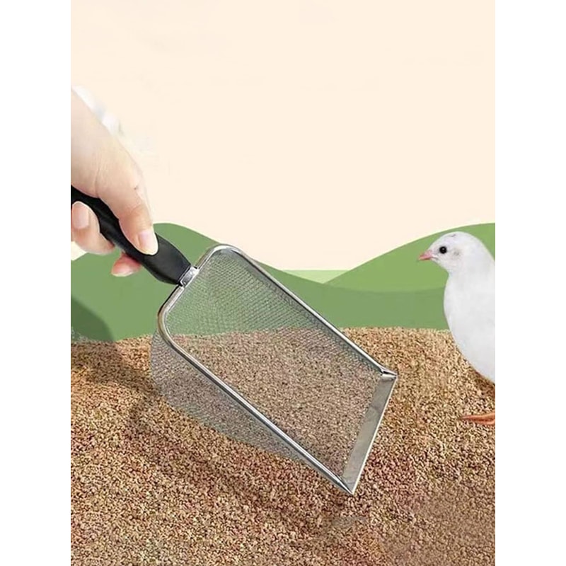 HeavyDuty Stainless Steel Cat Litter Sifter Easy Clean Perfect For Cats Birds 4