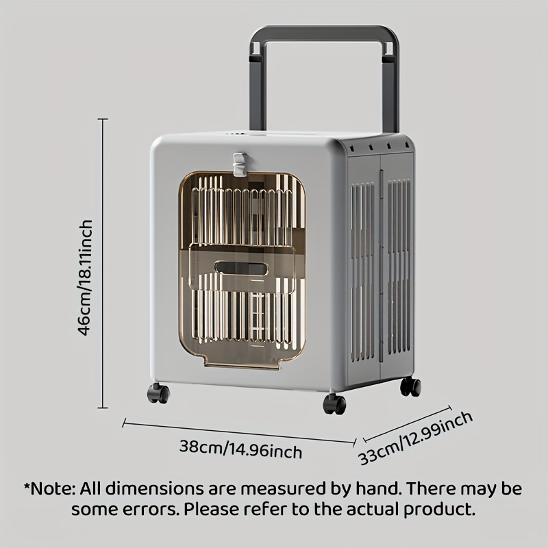 Portable Folding Pet Carrier For Cats And Small Dogs Breathable Pet Stroller For Travel 4