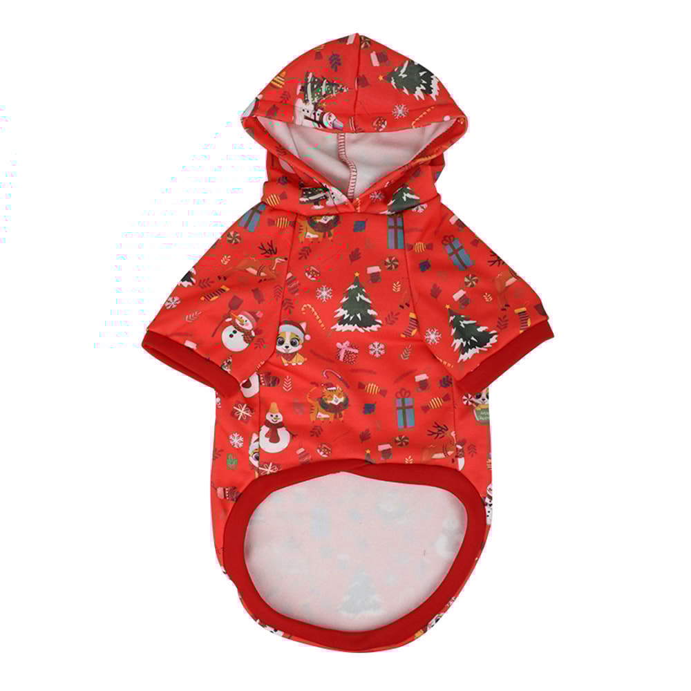 New Arrival Pet Christmas Hoodie For Dogs Festive Holiday Apparel 6