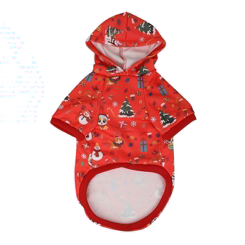 New Arrival Pet Christmas Hoodie For Dogs Festive Holiday Apparel 6
