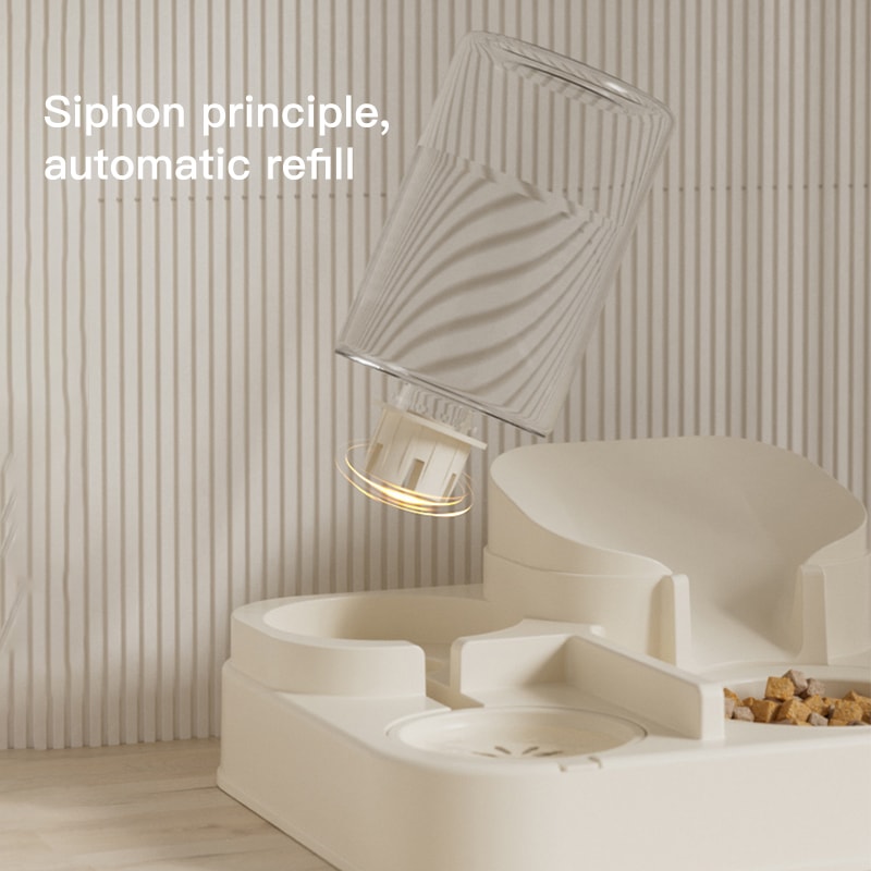 Automatic Pet Feeder And Water Dispenser Combo For Dogs Cats Large Capacity Pet Bowl For Effortles 3