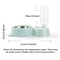 AntiSpill Automatic Feeding Drinking Bowl Set For Dogs And Cats 4
